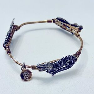 Bourbon and Bowties Alligator Bangle